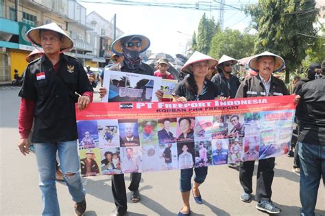 Peringati May Day Mantan Buruh Freeport Tuntut Pemenuhan Hak