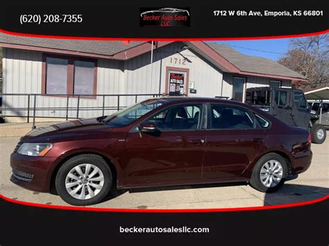 USED VOLKSWAGEN PASSAT 2014 For Sale In Emporia KS Becker Auto Sales LLC