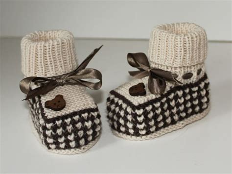 Strickanleitung Babyschuhe Booties Sohlenlänge ca 11 cm myPatterns de