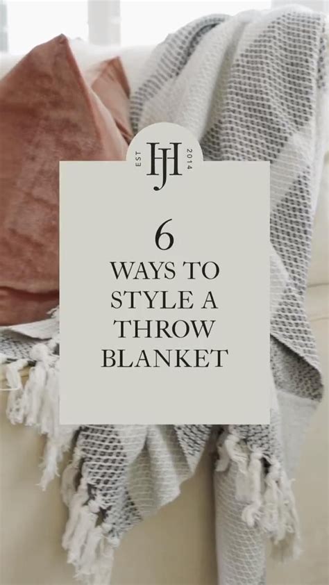 Six Ways To Style A Throw Blanket