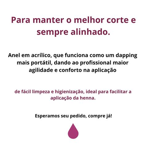 Anel Acrílico para Henna E Micropigmentação 2 Batoques Upbel