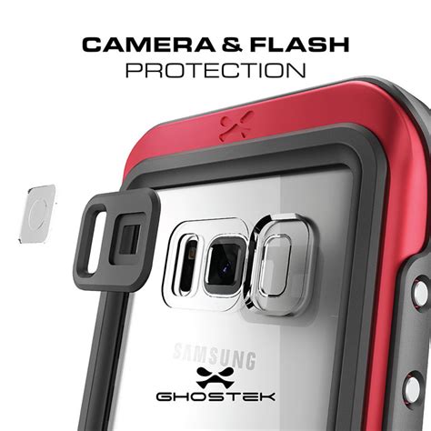 Ghostek Atomic Samsung Galaxy S Plus Waterproof Case Red