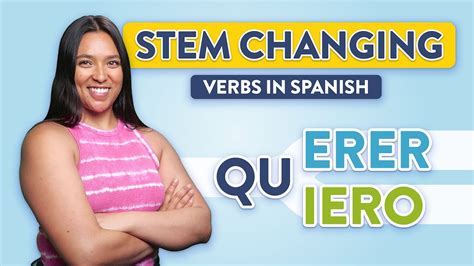 Stem Changing Verbs In Spanish Explained For Beginners YouTube