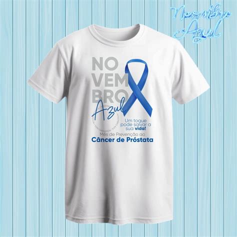 Camiseta Novembro Azul Personalizada Elo7 Produtos Especiais