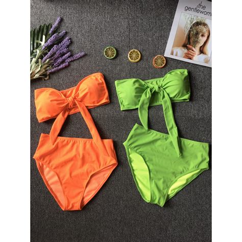 Bikini thắt nơ dễ thương màu Shopee Việt Nam