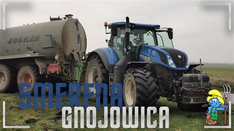 Smerfowa Gnojownica New Holland T Joskin Youtube