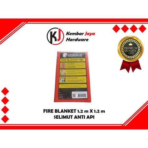 Jual Kain Pemadam Api Fire Blanket Flame Shelter Cover Merk Gosave