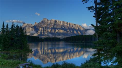 风景 自然风景 加拿大 班夫 美丽壮观 宽屏 风景大片壁纸(风景静态壁纸) - 静态壁纸下载 - 元气壁纸