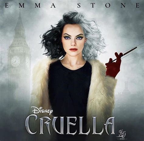 Disney 2021 Emma Stone Cruella Cruella De Vil