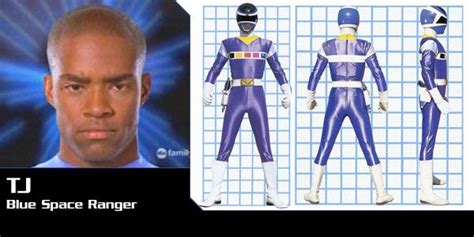 Power Rangers In Space Blue Ranger Tj Power Rangers Power Rangers