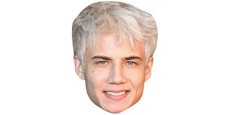 Jaden Hossler Smile Celebrity Mask Celebrity Cutouts