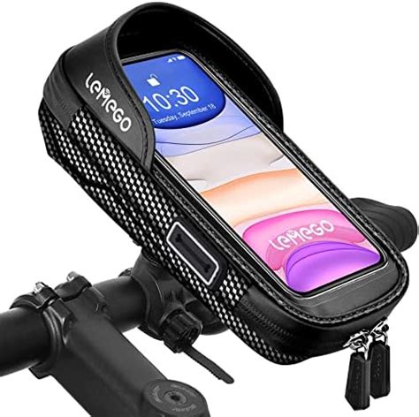 Lemego Porta Cellulare Bici Moto Impermeabile Borsa Manubrio Bici Mtb