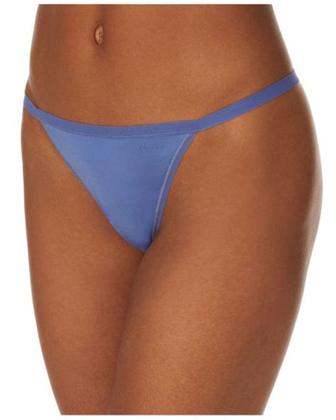 Dkny Active Comfort String Thong Dk In Blue Lyst