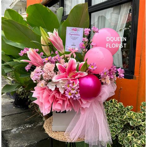 Jual Dqueen Florist Bunga Box Gift Karangan Bunga Ucapan Selamat