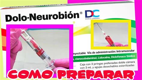 PASO A PASO COMO PREPARAR y APLICAR DOLO NEUROBIóN intramuscular EN