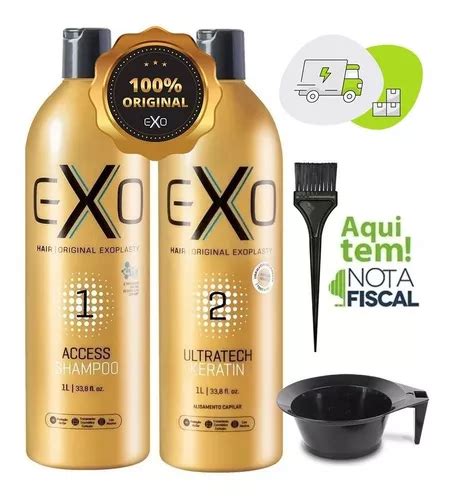 Kit Exo Hair Exoplastia Capilar X Litro Brinde E Frete