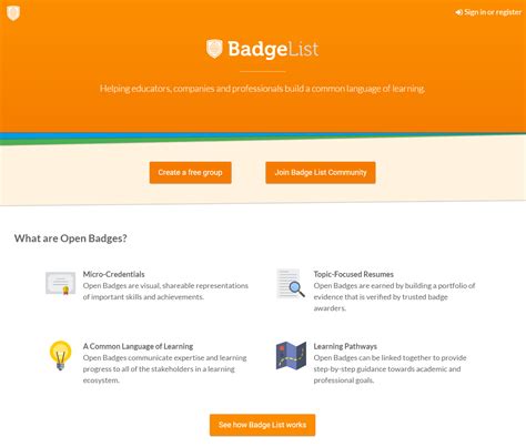 badge list   service  lets  create  award badges edukme