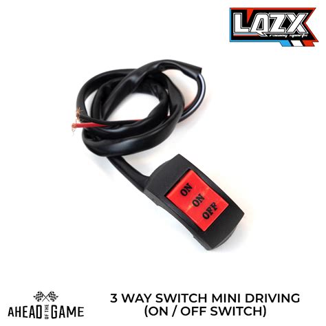 Switch Mini Driving Light On Off Assy Kill Universal 3 Way Shopee