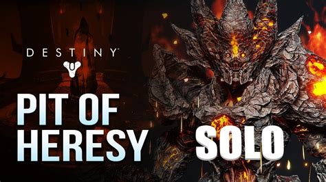 Destiny Pit Of Heresy Dungeon Solo Season Of The Deep Youtube