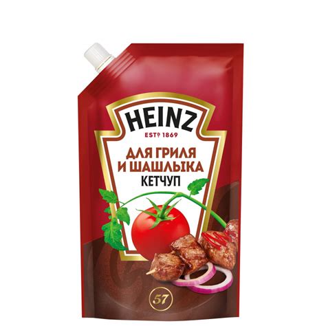 Кетчуп Heinz Для гриля и шашлыка дой-пак, 320 г - купить с доставкой по ...