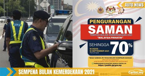 Jpj Tawar Diskaun Saman Mulai Ogos Hingga September