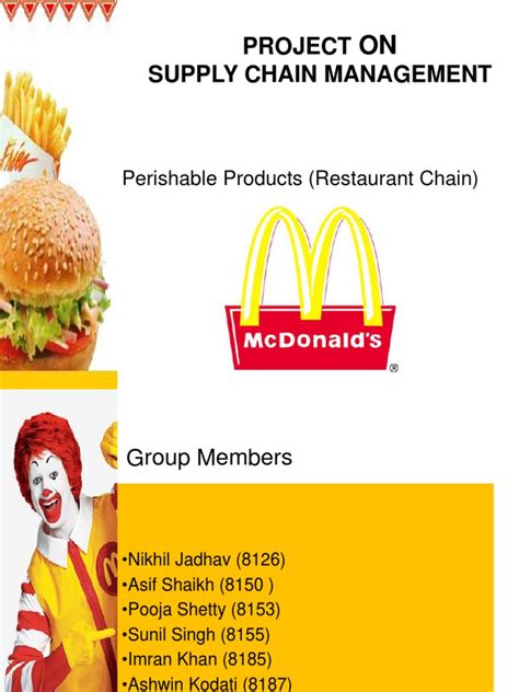 PDF Mcdonalds Distribution Network DOKUMEN TIPS