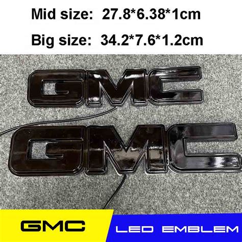 Gmc Light Up Emblem Illuminated Logo Addcarlights