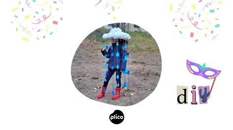 Disfraz De Nube Con Lluvia Diy Plico F Cil Youtube