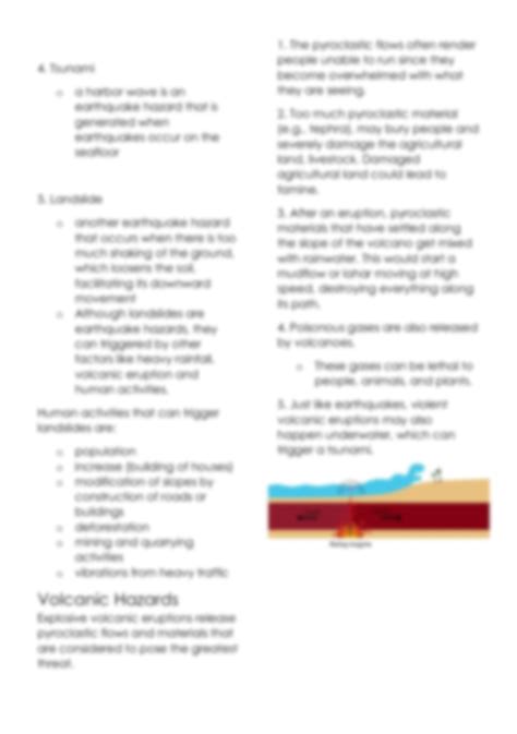 Solution Lesson Geologic Hazards Studypool