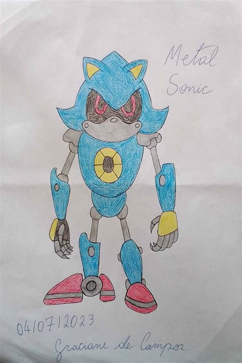 Metal Sonic fanart by GraaBobCupSonamy on DeviantArt