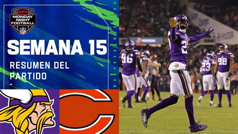 Minnesota Vikings Vs Chicago Bears Semana Nfl Game Highlights