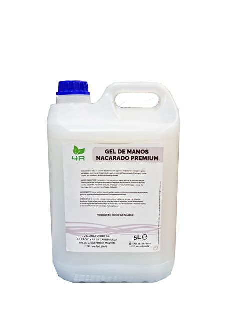 GEL DE MANOS NACARADO 4R 5L DS Linea Verde