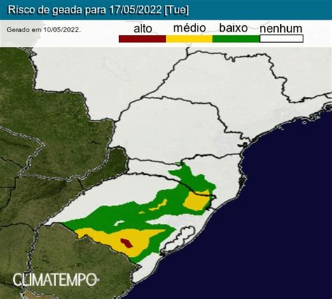 Onda De Frio Neve Em Maio