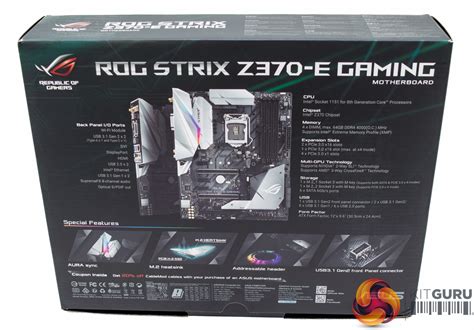 Asus Rog Strix Z370 E Gaming Motherboard Review Kitguru Part 2