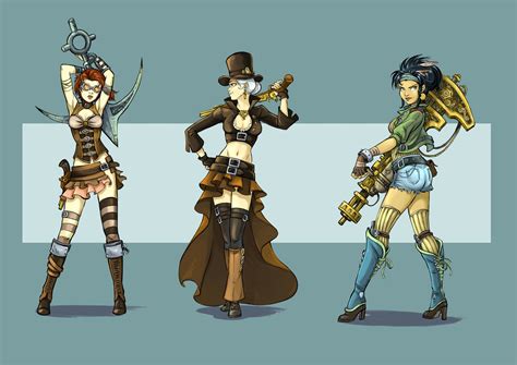 ArtStation - Character design steampunk