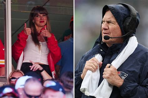 Pats Coach Bill Belichick Smiles Over Taylor Swift And Travis Kelce