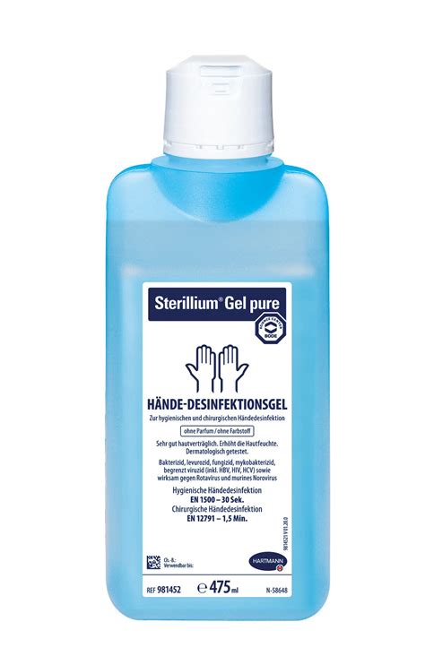 Hartmann Händedesinfektion Gel Sterillium Gel pure 475 ml Falano