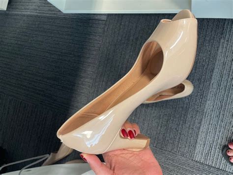 By Innes Sophie Peep Toe Nude Heels Women S Fashion Footwear Heels On Carousell