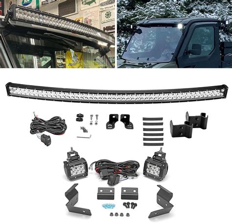 Amazon Upper Roof W Curved Led Light Bar Pro Fit Cage