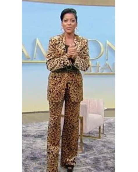 Tamron Hall Show 2022 Leopard Blazer And Pant Suit