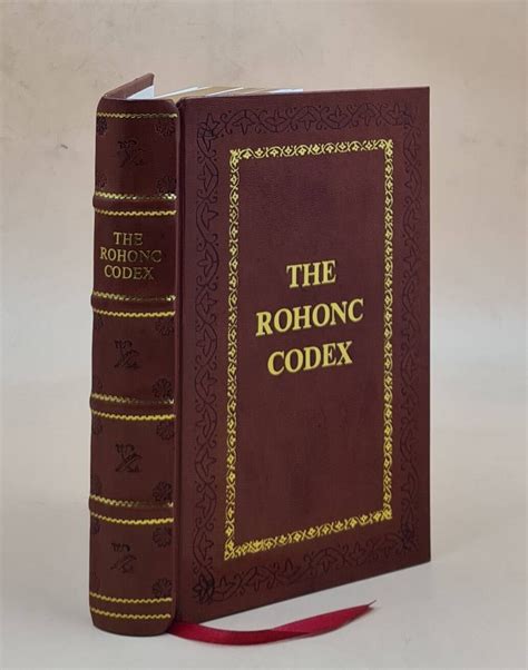 The Rohonc Codex Premium Leather Bound Walmart