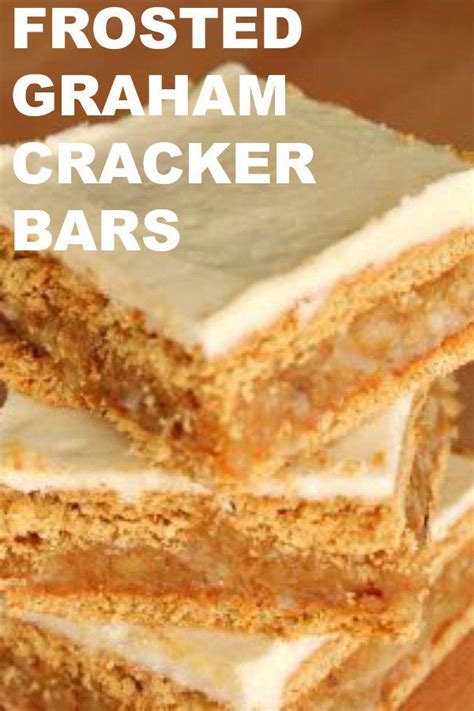 Frosted Graham Cracker Bars Recipe Graham Cracker Bars Graham