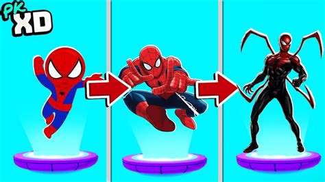 O Ciclo De Vida Do Homem Aranha No Pk Xd Incr Vel Youtube