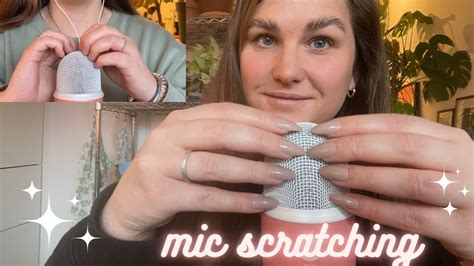 Asmr Mic Scratching Skin Fabric Fake Long Nails Vs Short Natural