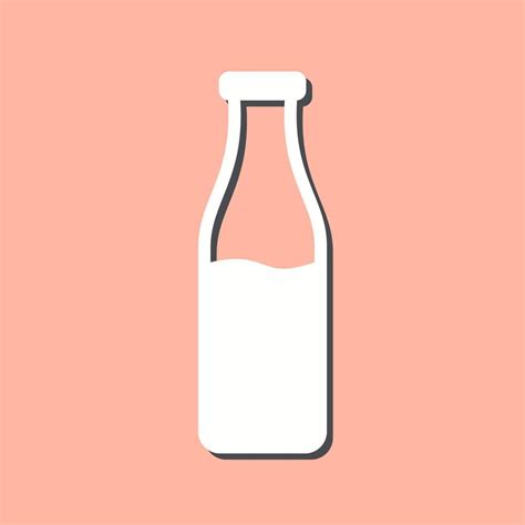 Milk Bottle Vector Icon 21448021 Vector Art At Vecteezy