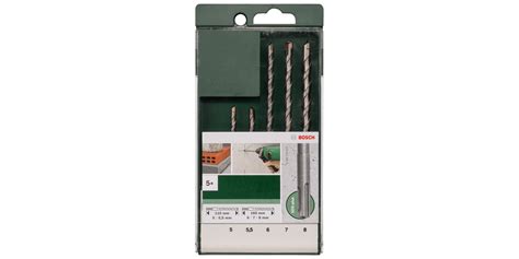 Sds Plus Hammer Drill Bit Set 5 Pieces Bosch Diy