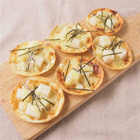 餃子の皮で 簡単お餅ピザ 作り方・レシピ クラシル レシピ レシピ ピザ 作り方 食べ物のアイデア