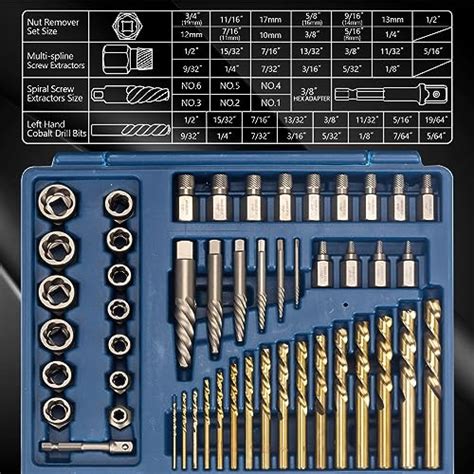 Mablevi Pcs Screw Extractor Set Upgraded Drive In Double