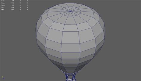 Archivo Stl Globo Aerost Tico Low Poly Obj Objeto Imprimible En D