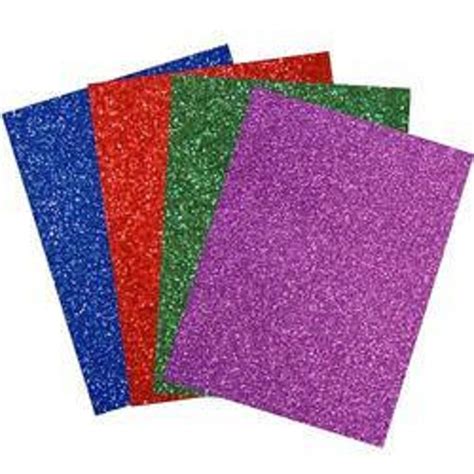 Sparkle Glitter Sheets, GSM: 150 - 200, Size: a4 at Rs 55/pack in ...